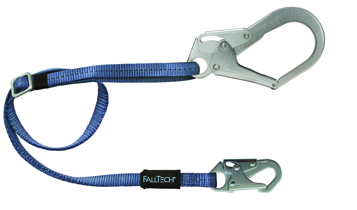 FallTech 4-6 Foot Adjustable Web Restraint Lanyard from GME Supply