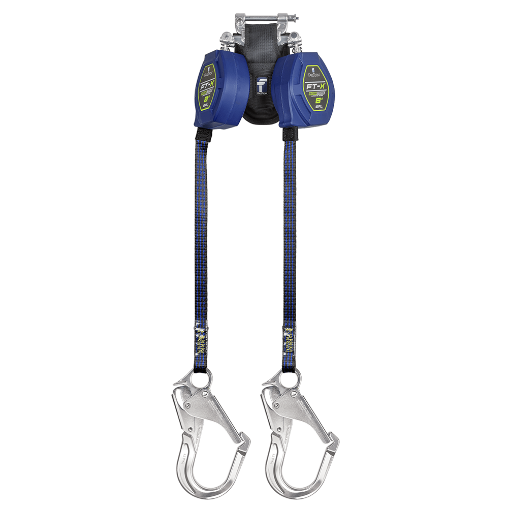 FallTech FT-X EdgeCore Twin Leg 8 Foot Class 2 Leading Edge Personal SRL from GME Supply