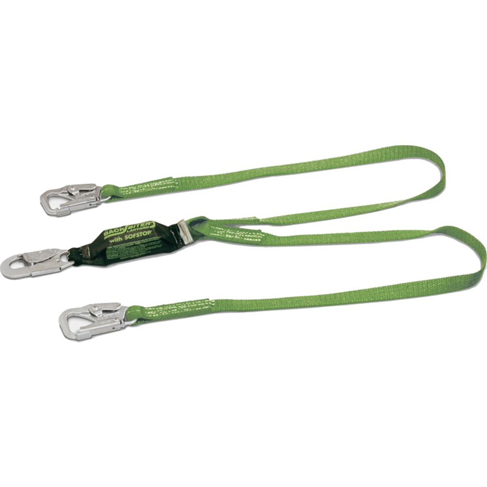 Miller BackBiter Tie-Back Twin Leg Lanyard from GME Supply