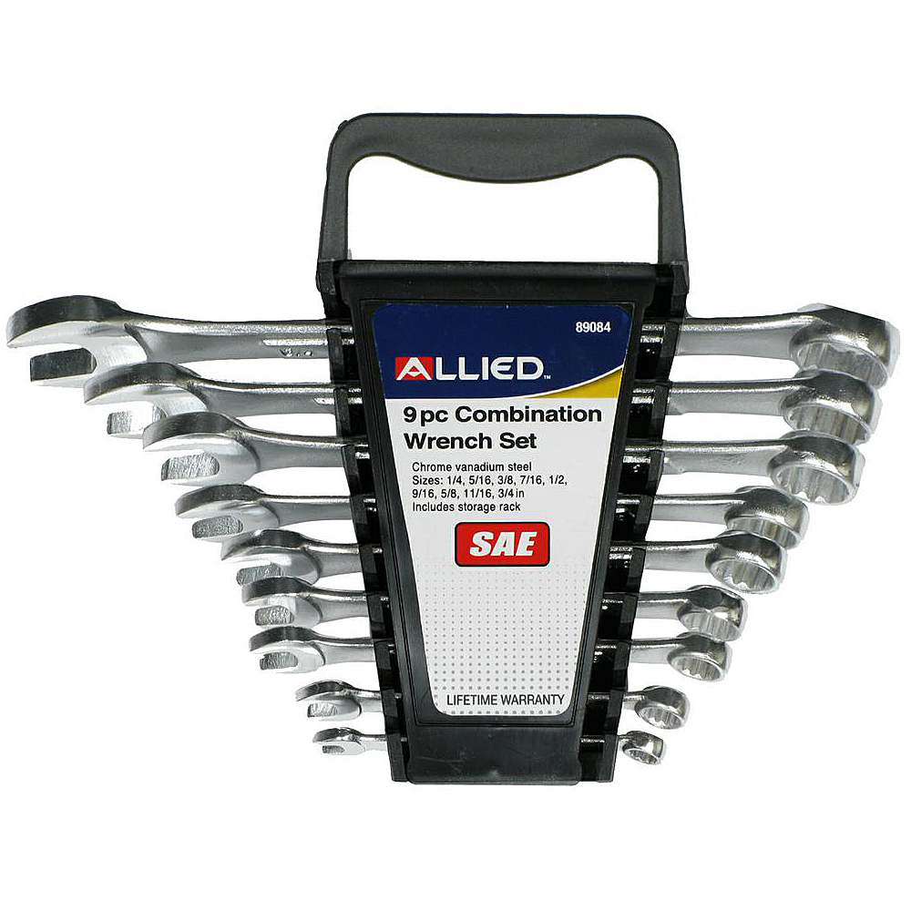 Allied International 9 Piece SAE Combination Wrench Set  from GME Supply