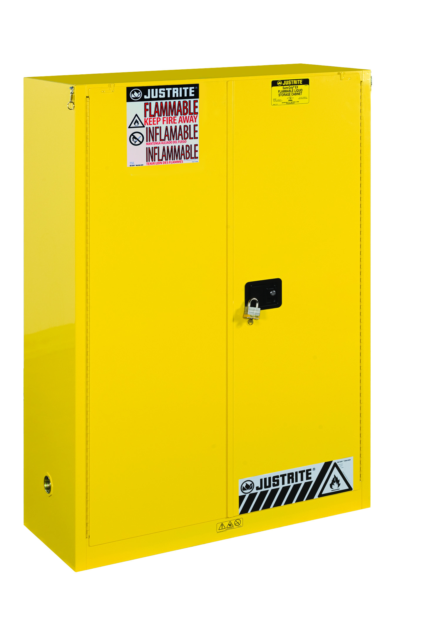 Justrite Sure-Grip Flammable Safety Cabinet/Self Closing (45 Gallons) from GME Supply