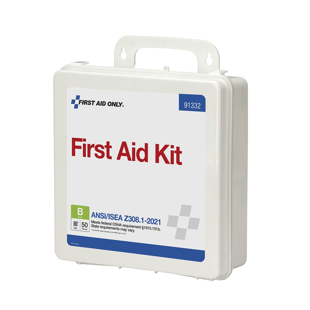 First Aid Only ANSI B 50 Person Plastic ANSI 2021 Compliant First Aid Kit from GME Supply