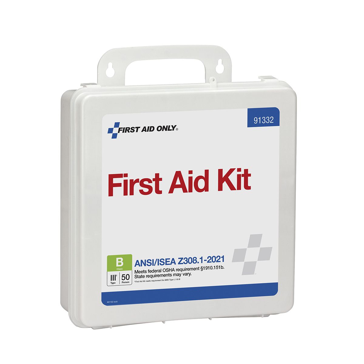 First Aid Only ANSI B 50 Person Plastic ANSI 2021 Compliant First Aid Kit from GME Supply