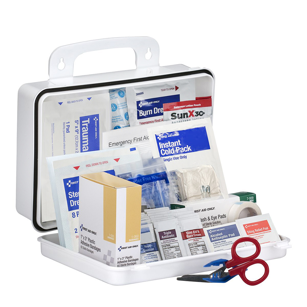 First Aid Only ANSI A 25 Person Contractor Plastic ANSI 2021 Compliant First Aid Kit from GME Supply