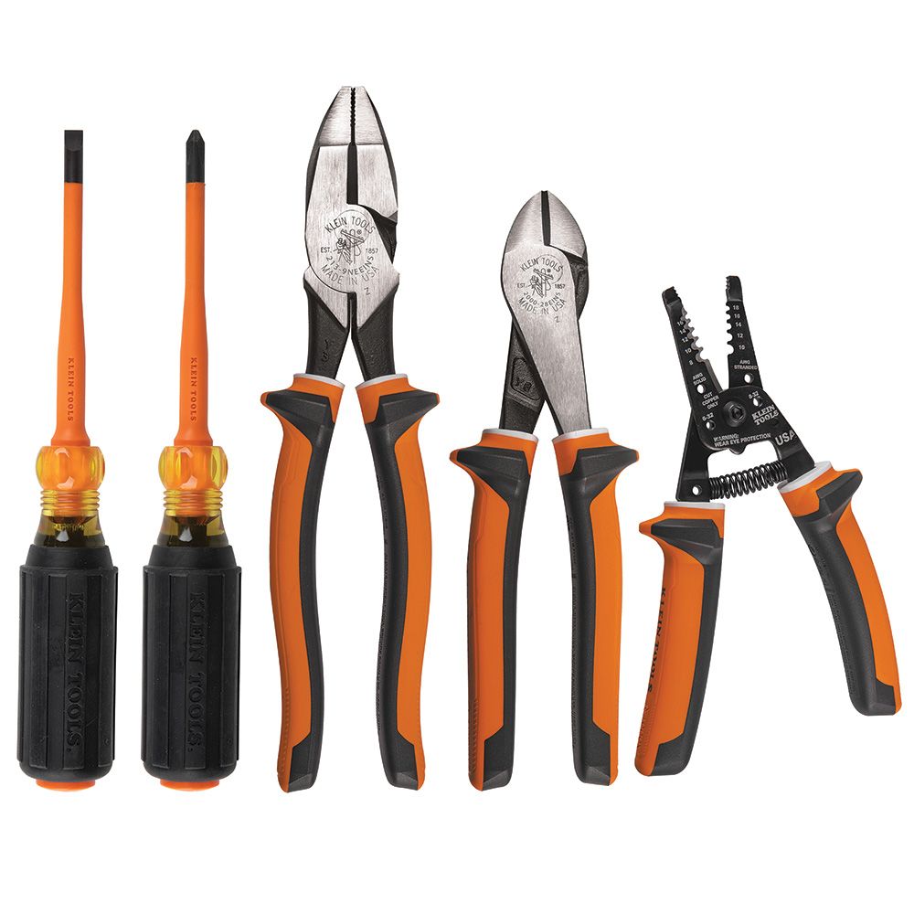 Klein Tools 1000V Insulated 5 Piece Tool Kit from GME Supply