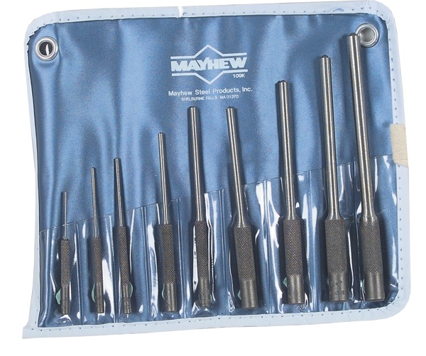 Wright Tool 9 Piece Pilot Punch Set from GME Supply