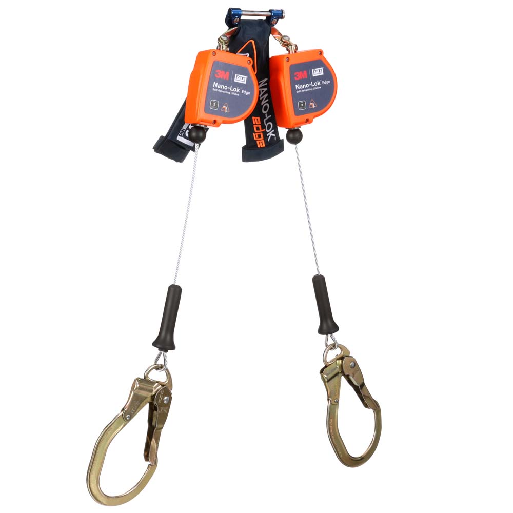 3M DBI-SALA Nano-Lok Edge Twin-Leg Personal 8-Foot Self-Retracting Lifeline from GME Supply