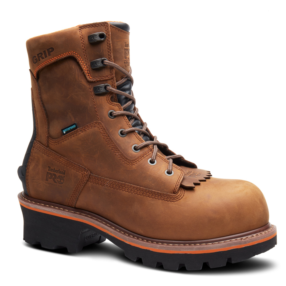 Timberland PRO Men's Evergreen Logger Composite Toe Waterproof Work Boots from GME Supply