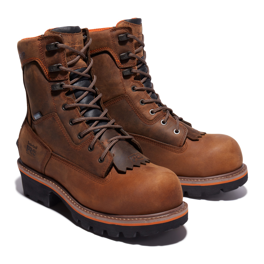 Timberland PRO Men's Evergreen Logger Composite Toe Waterproof Work Boots from GME Supply