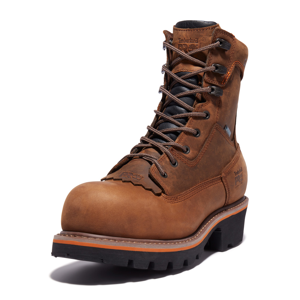 Timberland PRO Men's Evergreen Logger Composite Toe Waterproof Work Boots from GME Supply