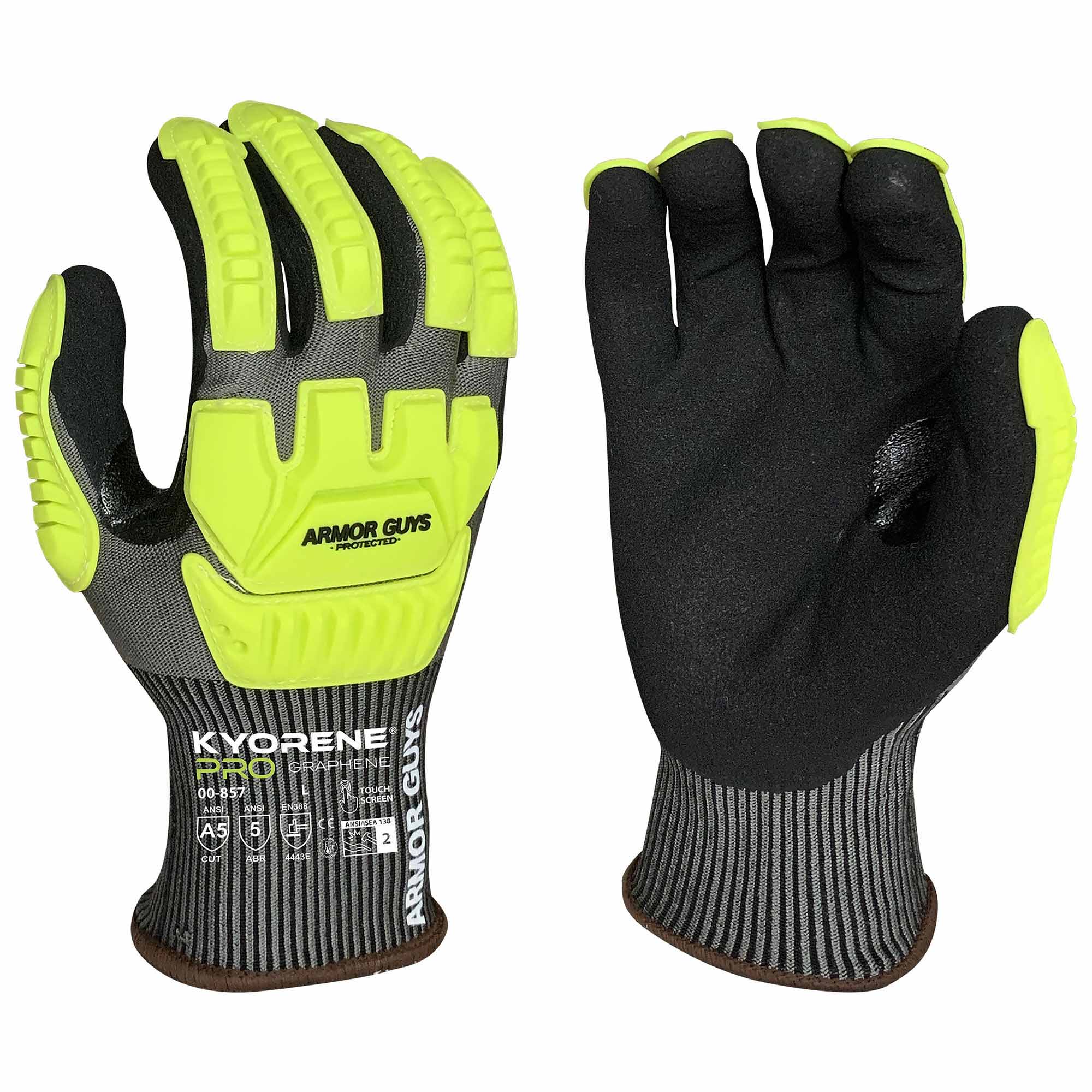 Armor Guys 00-857 Kyorene Pro A5 HCT MicroFoam Nitrile Coated Gloves from GME Supply