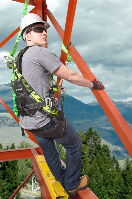 Miller ACT-QCBCUG AirCore Steel Tower Climbing Harness from GME Supply