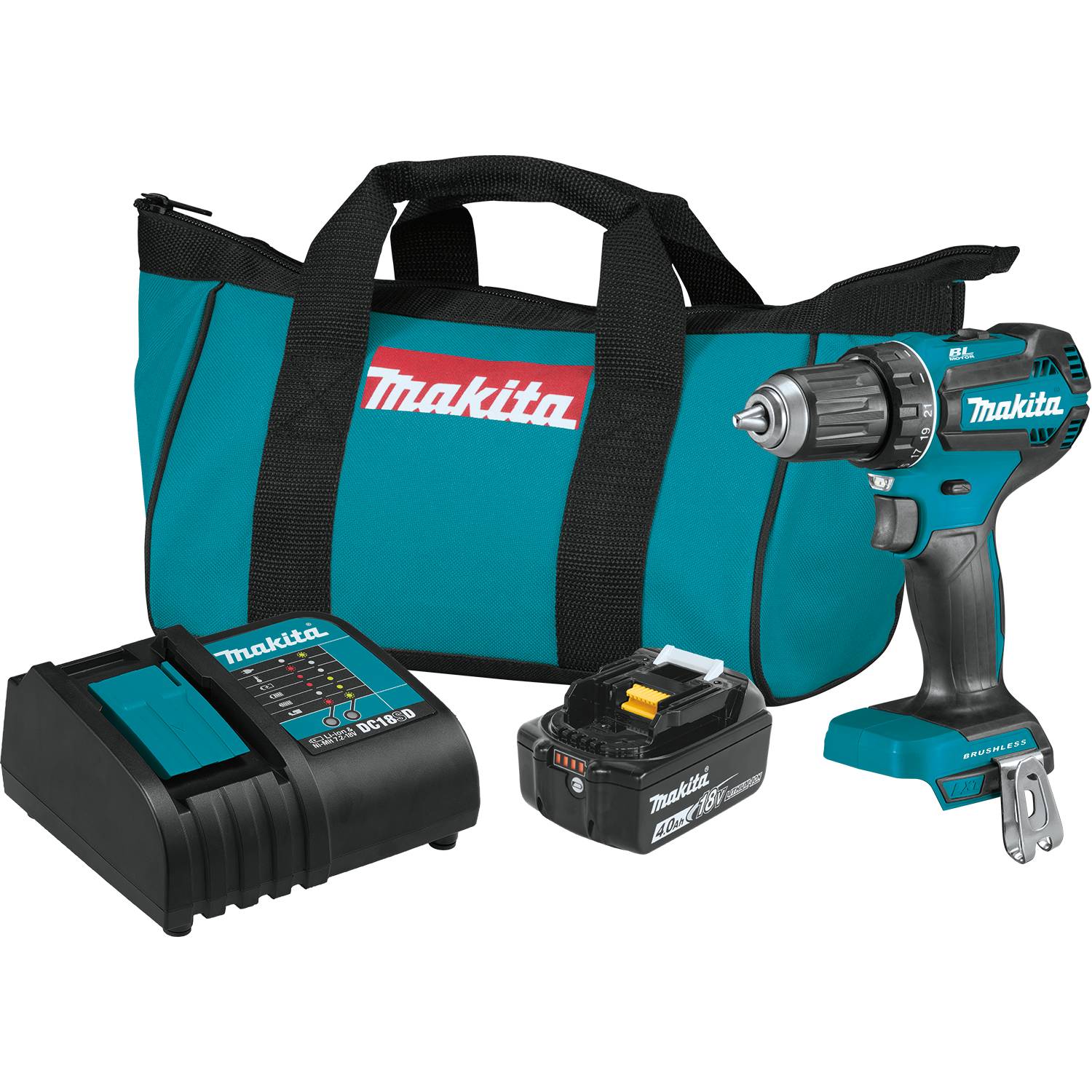 Makita Lithium Ion Brushless Cordless 1/2 Inch Driver Drill Kit  from GME Supply