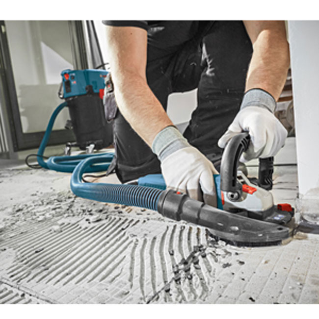 Bosch 5 Inch Concrete Surface Grinder with Dust Collection Shroud from GME Supply