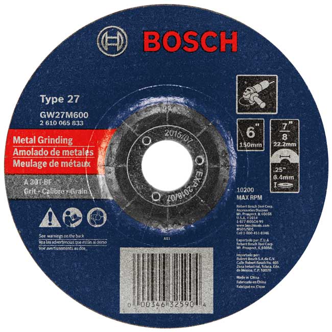 Bosch X-LOCK Small Angle Grinder Wheel from GME Supply