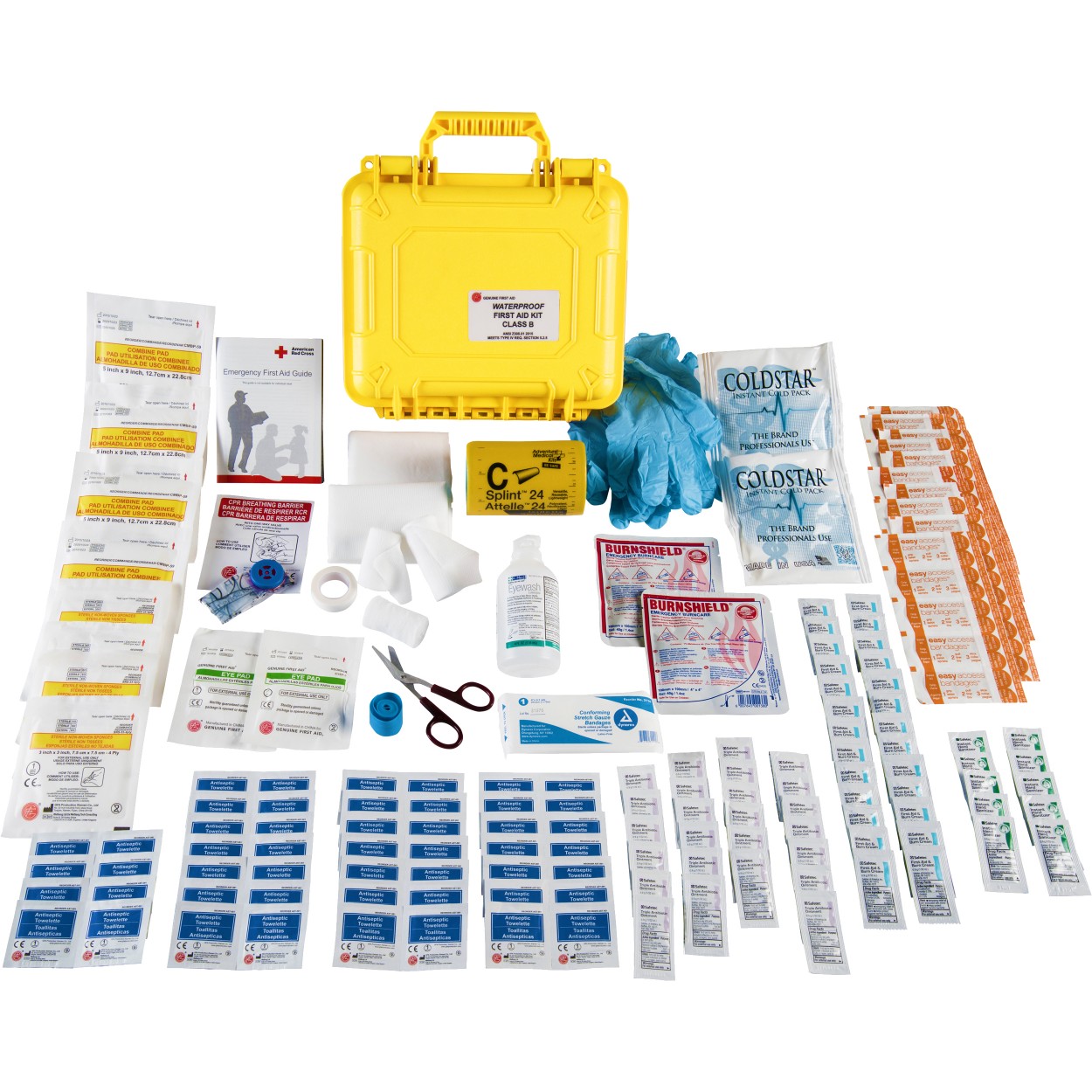 Genuine First Aid 50 Person ANSI Class B Type IV Waterproof First Aid Kit from GME Supply