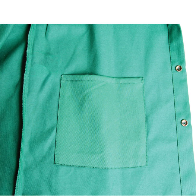 Black Stallion TruGuard 200 FR Green Cotton Welding Jacket from GME Supply