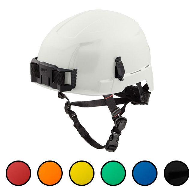 Milwaukee Type 2 Safety Helmet with BOLT Accessory Clips from GME Supply