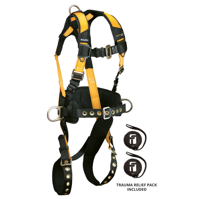 FallTech Journeyman Flex Steel 3 D-Ring Climbing Harness from GME Supply