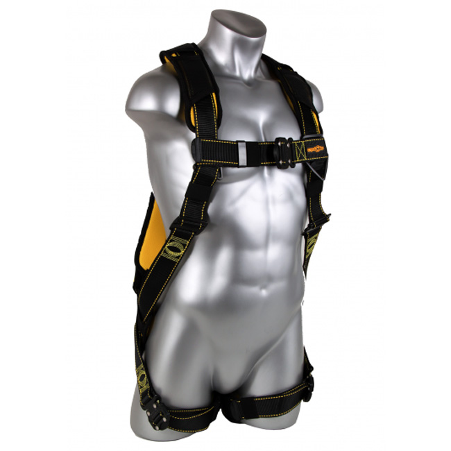 Guardian Yellow/Black Cyclone Harness with Quick-Connect Buckles from GME Supply