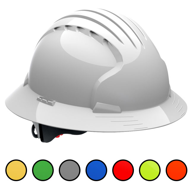 JSP 6161 Evolution Deluxe Full Brim Hard Hat from GME Supply