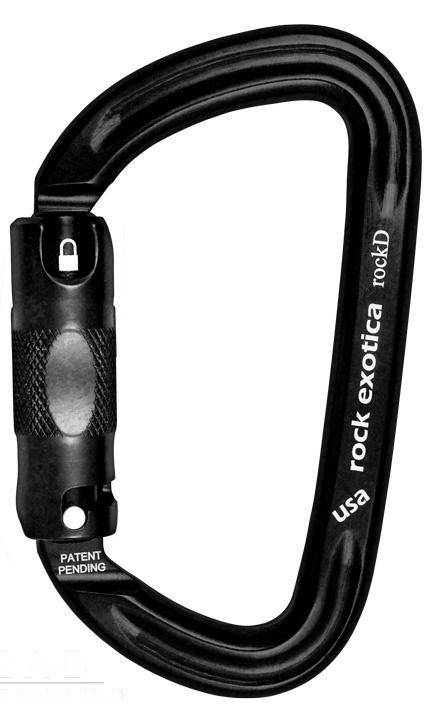 Rock Exotica RockD Auto Lock Aluminum Carabiner from GME Supply