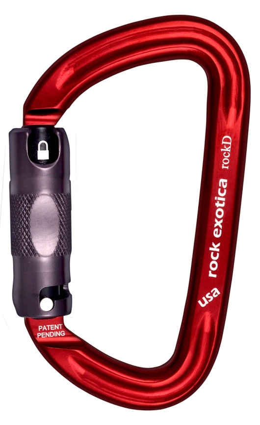 Rock Exotica RockD Auto Lock Aluminum Carabiner from GME Supply