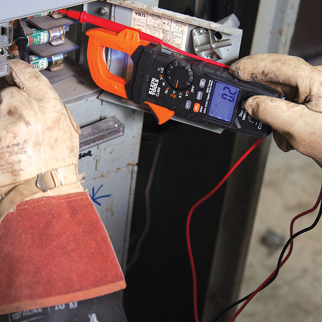 Klein Tools CL800 Digital Clamp Meter AC/DC Auto-Ranging from GME Supply