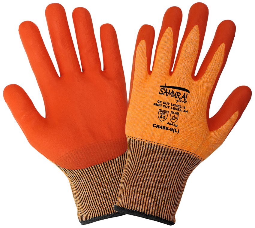 Global Glove Samurai ANSI A4 Tuffalene Glove from GME Supply