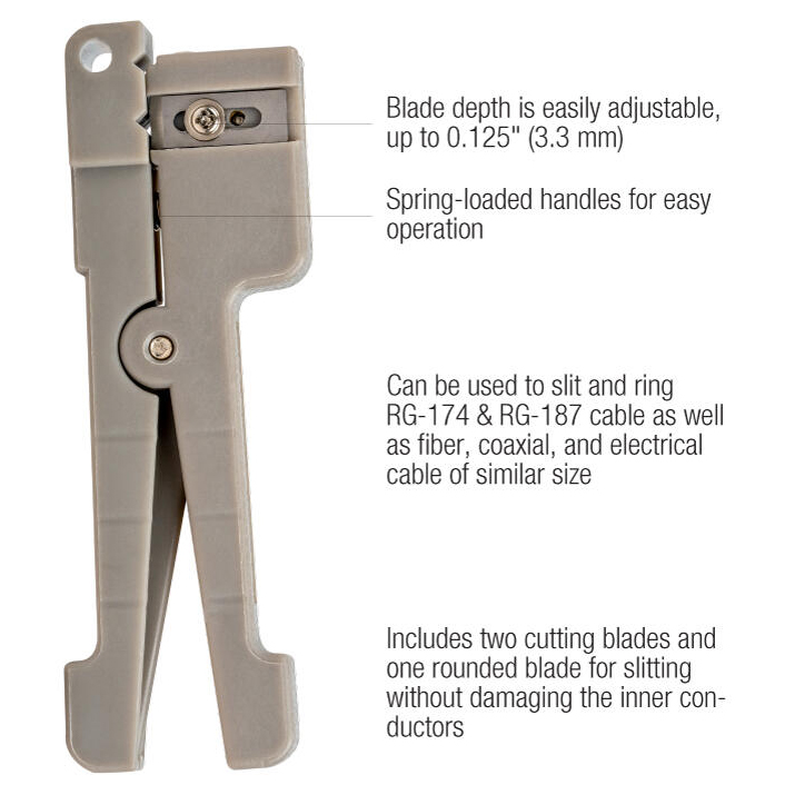 Jonard Compact Cable Slit & Ring Tool from GME Supply