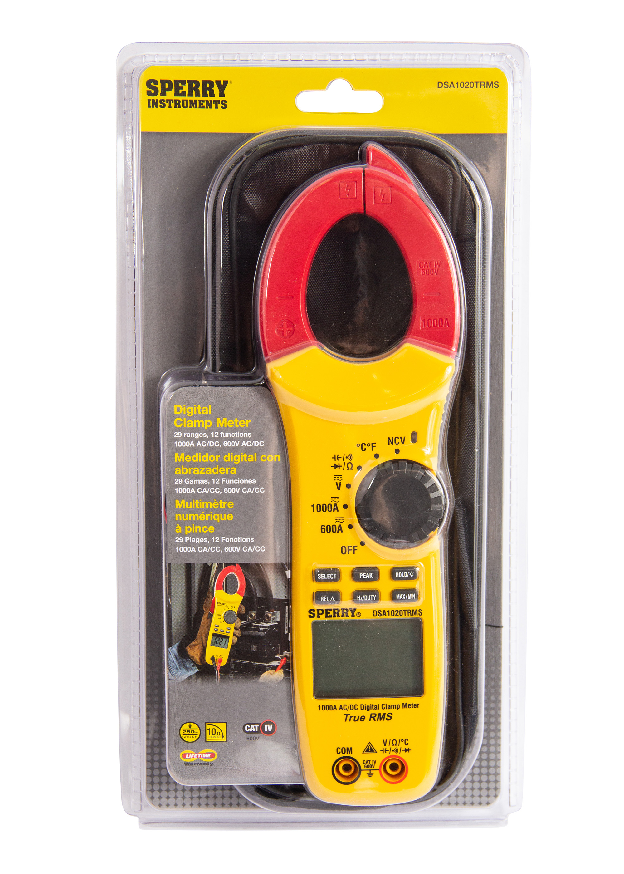 Sperry Instruments Digital Snap-Around Clamp Meter (True RMS) from GME Supply