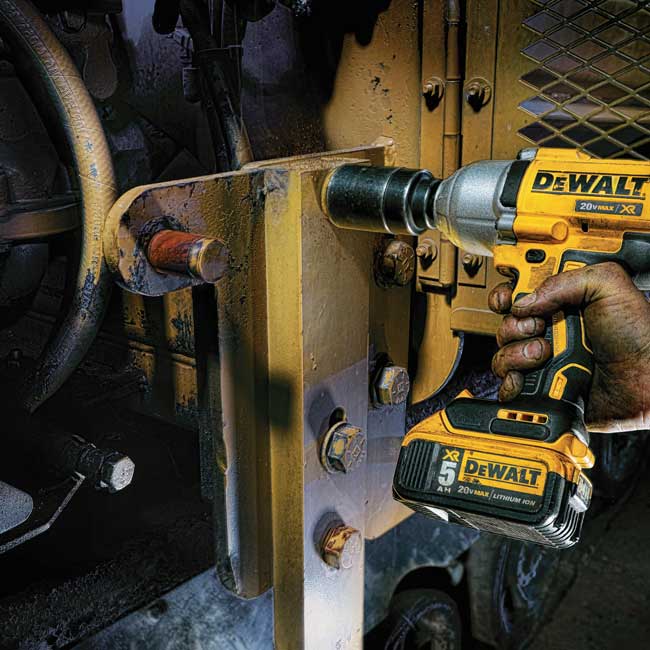 DeWALT 20V MAX XR High Torque 1/2 in Impact Wrench with Detent Pin Anvil Kit from GME Supply