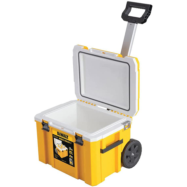 DeWALT TSTAK Deep Well Mobile Cooler with Long Handle from GME Supply