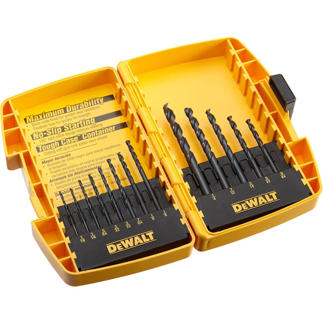 DeWALT 13 Piece Black Oxide Drill Bit Set from GME Supply