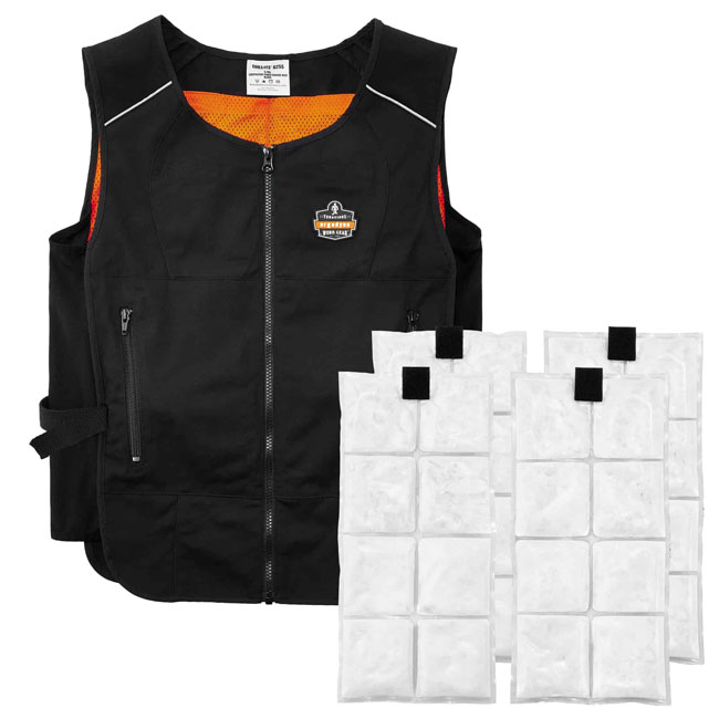 Ergodyne Chill-Its 6260 Lightweight Phase Change Cooling Vest with Packs from GME Supply