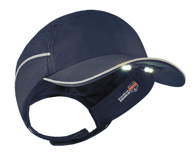 Ergodyne Skullerz 8965 Lightweight Bump Cap Hat with LED Lighting from GME Supply