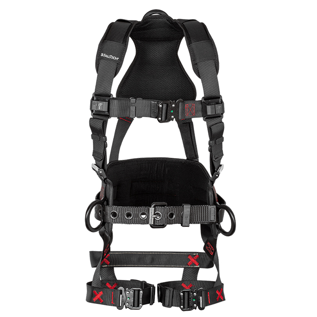 FallTech FT-Iron 3 D-Ring Construction Harness with Quick Connect Legs from GME Supply