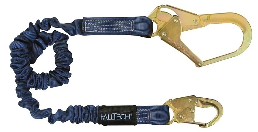 FallTech ElasTech Lanyard with Steel Rebar Hook from GME Supply