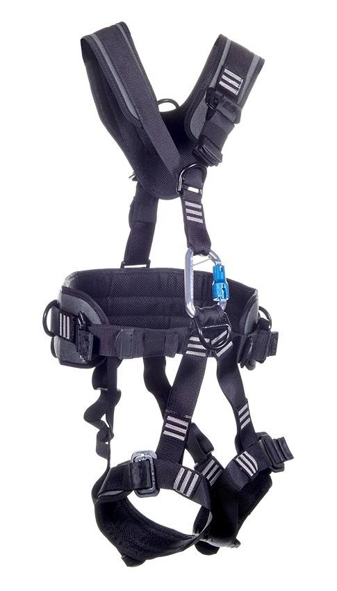 French Creek 22030B-BLK Navigator Rope and Rescue Harness from GME Supply