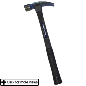 Vaughan 24oz Milled Face Hammer w/  Fiberglass Handle from GME Supply