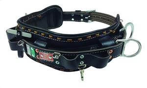 Bashlin Black In-Line 4 D-ring Belt 88X4D from GME Supply