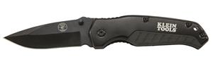 Klein Tools Pocket Knife Black Drop-Point Blade 44220 from GME Supply