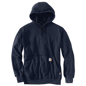 Carhartt FR Force Midweight Hooded Sweatshirt- Navy from GME Supply