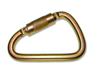 STEEL Carabiner (heavy duty)- 3600lb Gate from GME Supply