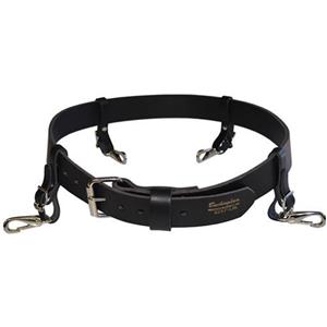 Buckingham Black - 1 3/4" Leather Gut Strap from GME Supply