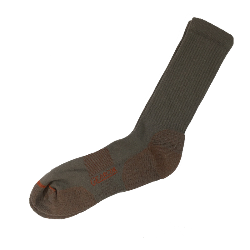 Gearcor Lightweight Coolmax Crew Sock Taupe from GME Supply