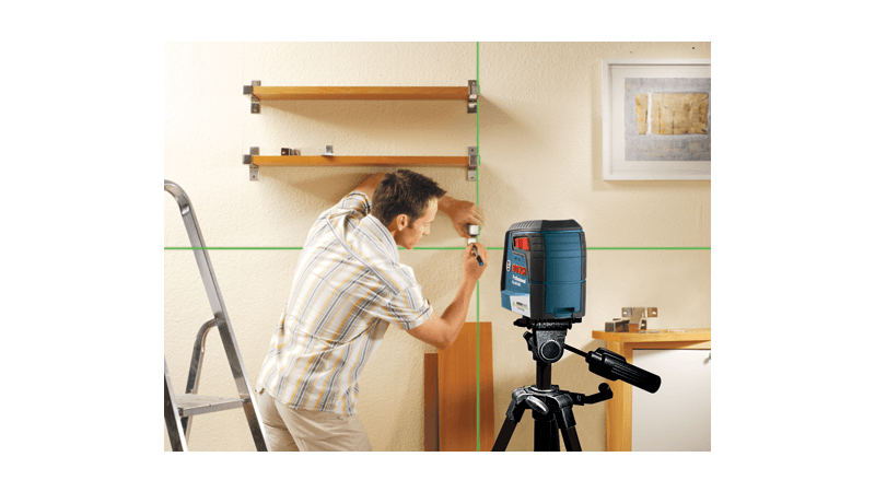 Bosch Self-Leveling Green-Beam Cross-Line Laser from GME Supply