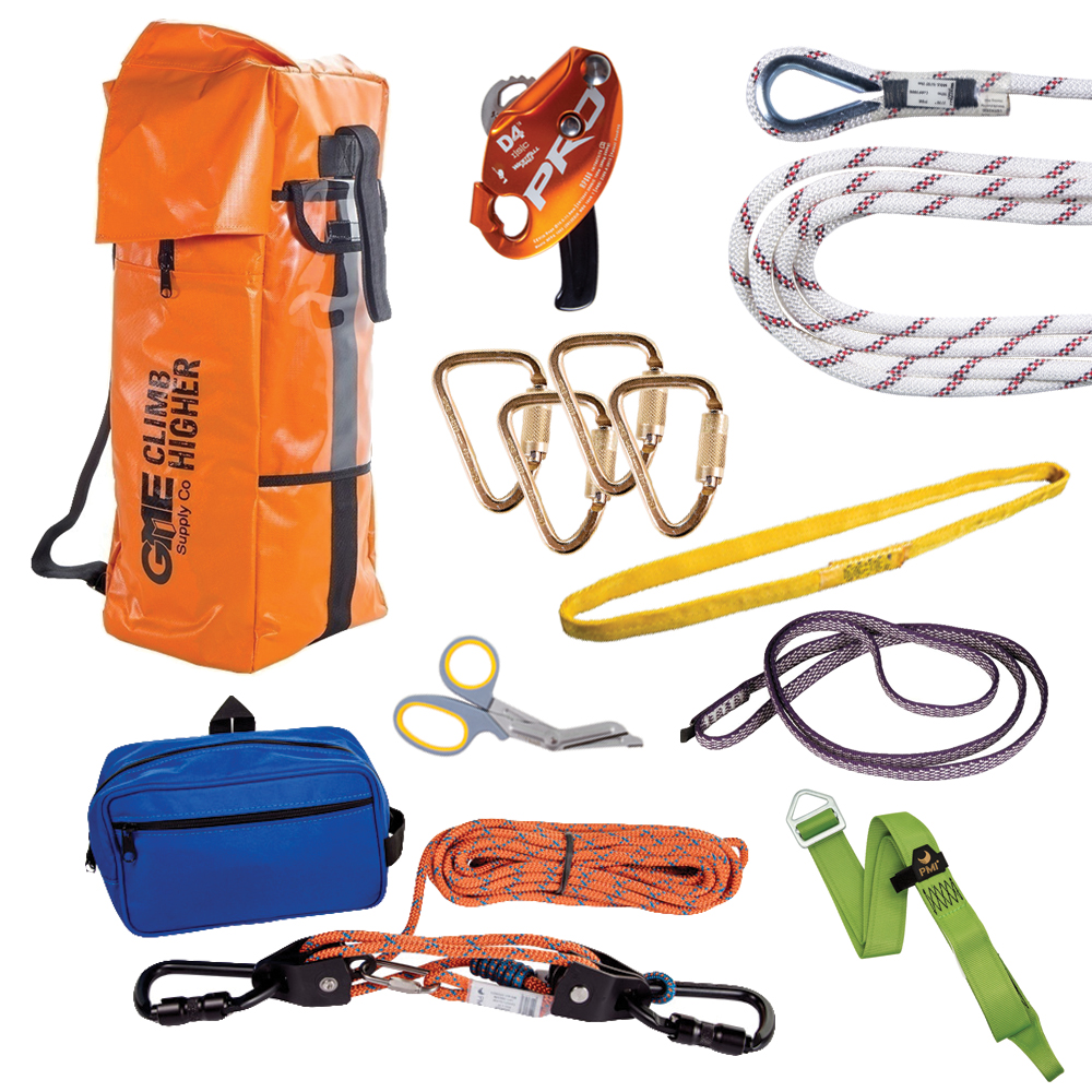 GME Supply 7/16 Inch Rope Standard Rescue Kit from GME Supply