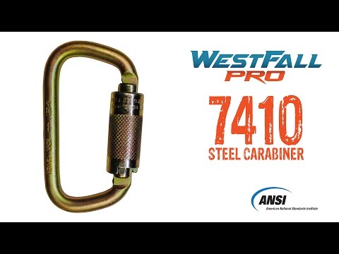 WestFall Pro 7410 4-1/16 x 2-1/8 Inch Steel Carabiner