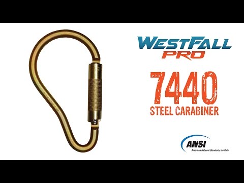 WestFall Pro 7440 8-1/2 x 5 Inch Steel Carabiner